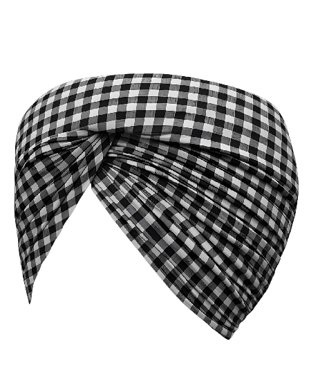Black and White Check Pattern Parna
