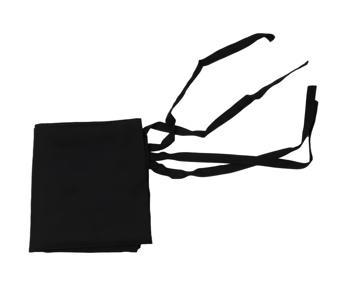 Black 4 String Cotton Patka (Ready - Mate)